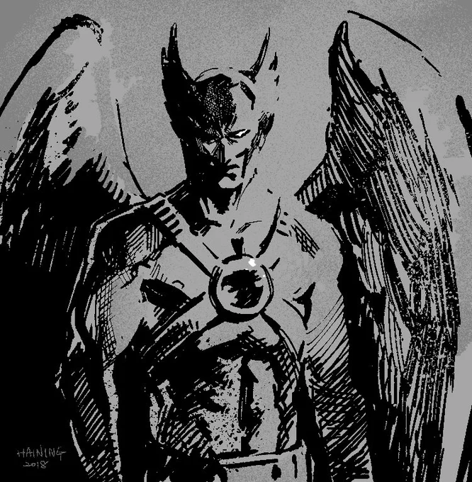 #doodle #Hawkman 