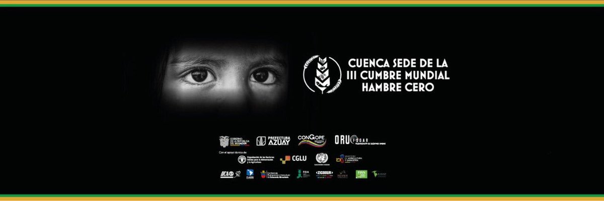 #Cuenca es sede de la III Cumbre Mundial @hambreceroec! Hoy disertaré sobre “Seguridad con Soberanía Alimentaria: Política Pública Agropecuaria para el Fomento de Sistemas Productivos Sostenibles” #HambreCeroEC