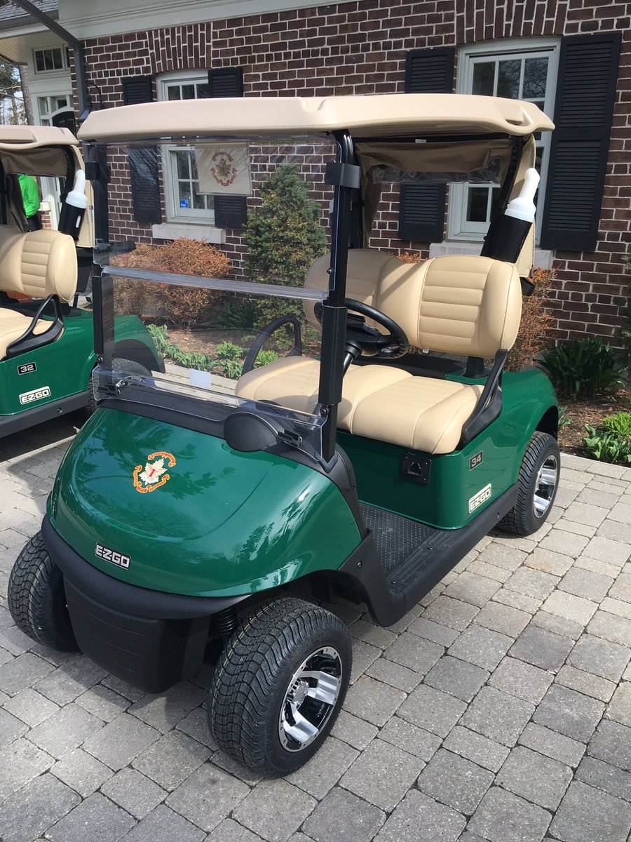 <a href="/EZGOvehicles/">E-Z-GO</a> ELiTE Lithium ready to roll #torontogolfclub. What a great looking fleet! #zeromaintenance #5yrwarranty #3hrchargetime #onlywaytogo