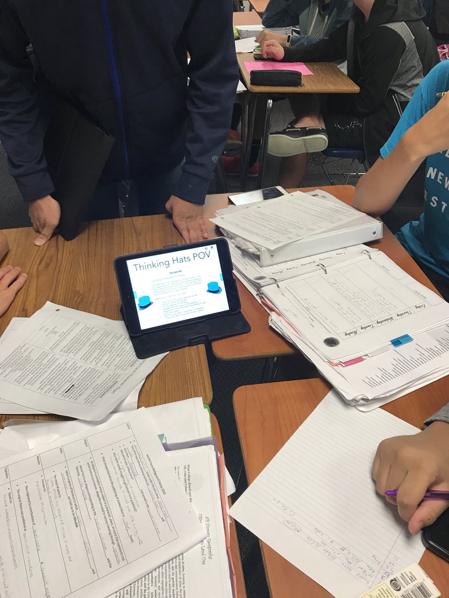 7LakesGeog's tweet image. Using our Thinking Hats 🤔🎩 to discuss urban issues in APHG! @SLHS_SS #povdiscussions #aphg #unit7