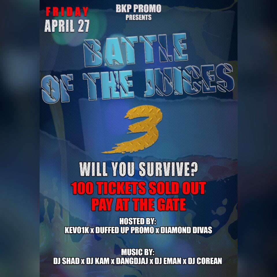 Bobdabuilder125's tweet photo. April 27th #BOTJ3 🥃
DOORS open @ 9:00pm 💥
$5 at the gate
$10 Guest list with drinks INCLUDED‼️
Hit up a @BKPpromo member 🔥‼️
FREE all night with #BOTJ3 eventbrite🎟
Get There EARLY ,
HIGHLY SUGGESTED 🙌🏽💥🔥‼️‼️
#BCU21 #BCU20 #BCU19 #BCU18 https://t.co/xc4JbqRgbf