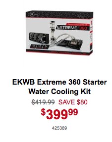 mjohnsonco's tweet photo. @microcenter You might want to check your marketing department's math.  Last time I looked $419-$399=$20, not $80. https://t.co/SdsqNURizg