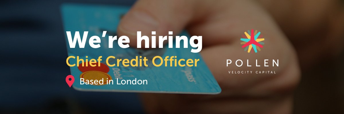 PollenVC's tweet photo. We’re looking for a talented and entrepreneurial Chief Credit Officer to help us expand our receivables offering and help us create new credit products for a range of digital marketplaces. Could this be you? #pollenvc #nowhiring #finance https://t.co/1Qbr57YXlF https://t.co/xqYVqae32H