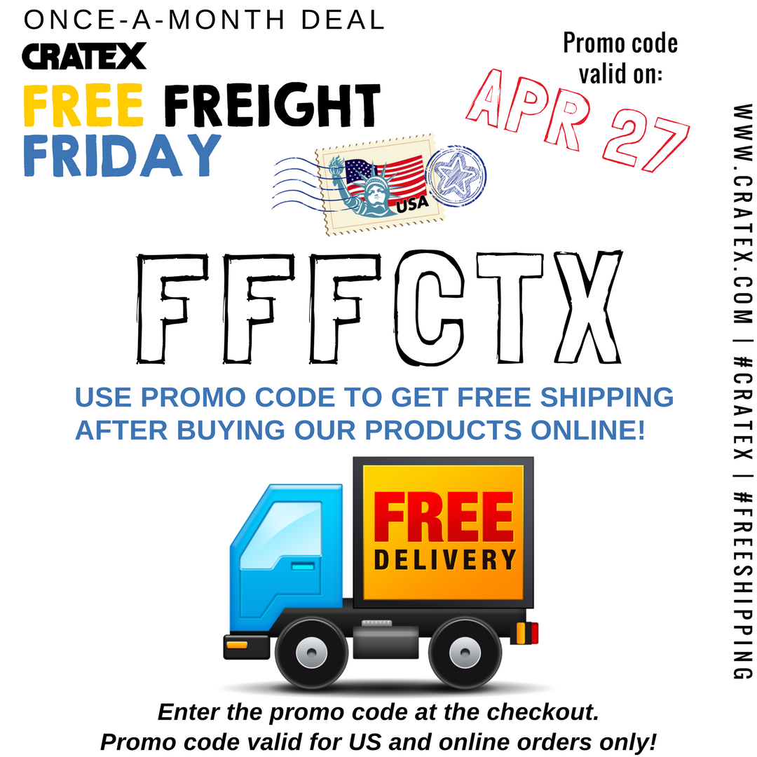 CratexSanDiego's tweet photo. This is it #Cratex fans - the last #Friday of the month is here! So take the advantage of #FreeShippingDay!
#CratexTools #AbrasiveTools #FreeFreight #FreeFreightFriday #Craftsman #ToolLover #CratexAbrasives #MyCratex #CompanyPromo https://t.co/TVkYrilKIi