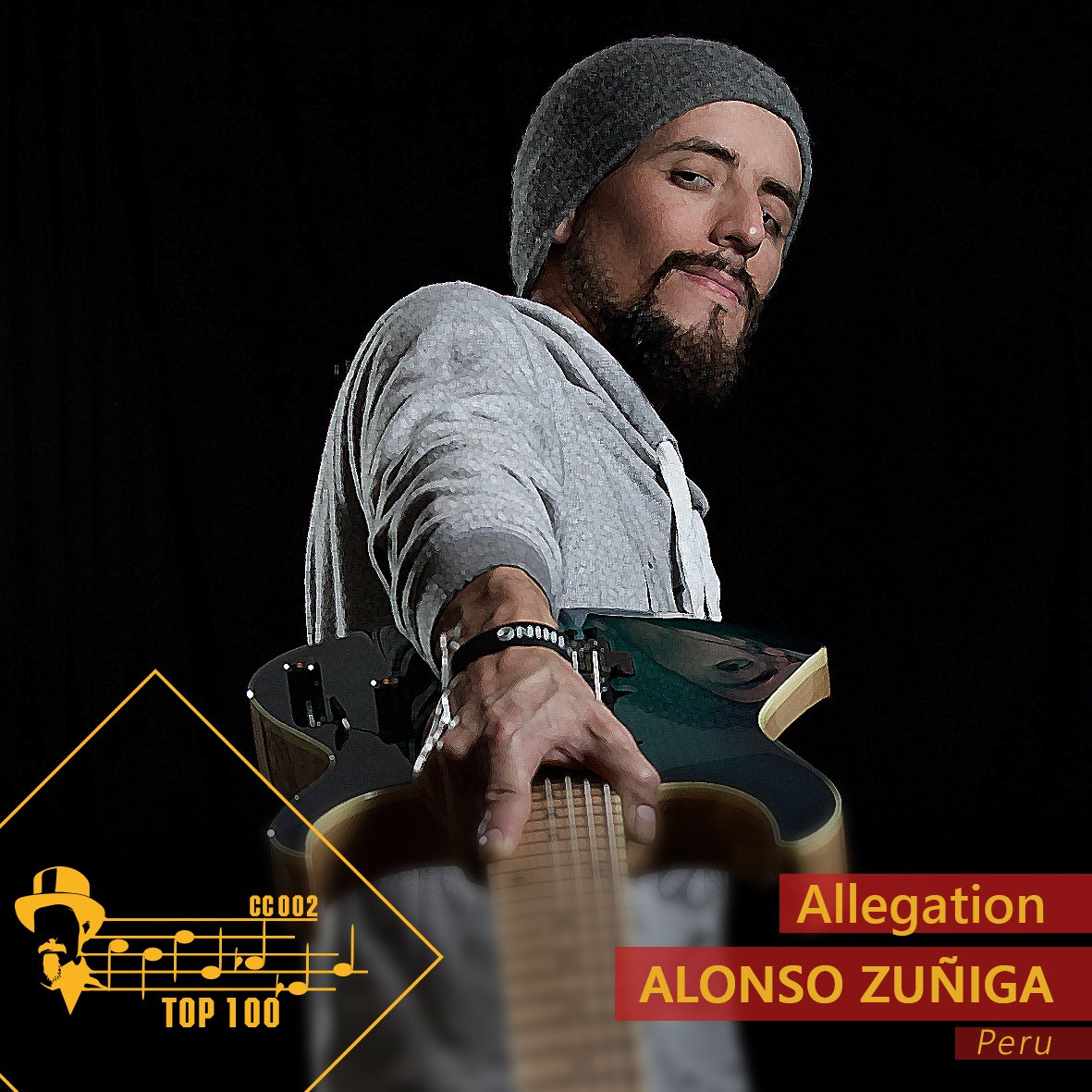 creative_arm's tweet photo. Alonso Zuñiga is a musician and entrepreneur from Peru. Listen to "Allegation" - a rock composition with bossa vibes. #7noteschallenge #7notesexperiment #serjtankian #top100 https://t.co/DfzAD5GnCj https://t.co/mNBCDRnm3B