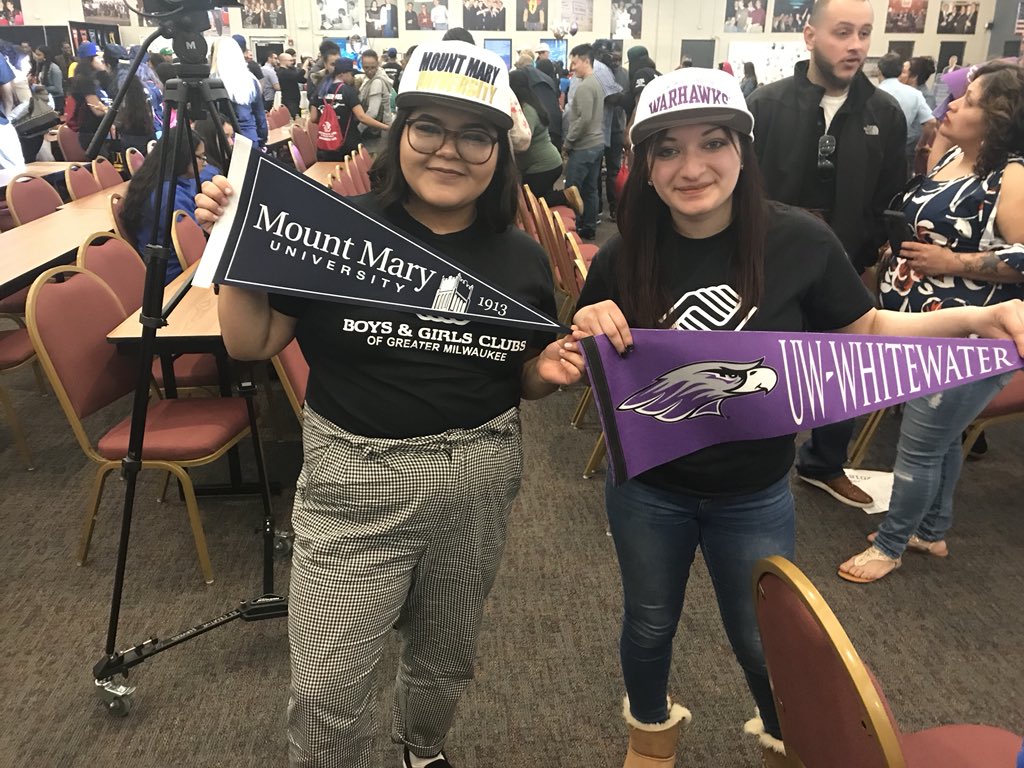 MPSCACC's tweet photo. So awesome to celebrate @BGCMilwaukee students last night and where they’ll be fulfilling their potential come fall! #CollegeSigningDay #collegeacceptances #mpsproud https://t.co/racJRZVvtd