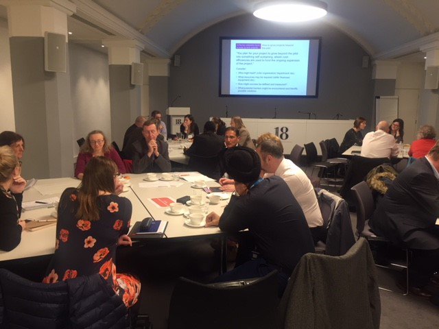 OPMnetwork's tweet photo. @DrPeteWelshOPM and Perla have been at an @LGAcomms workshop today disucssing the evaluation ofthe Local Investment Programme with @NHSDigital and The Bayswater Institute https://t.co/GyaoOGG128