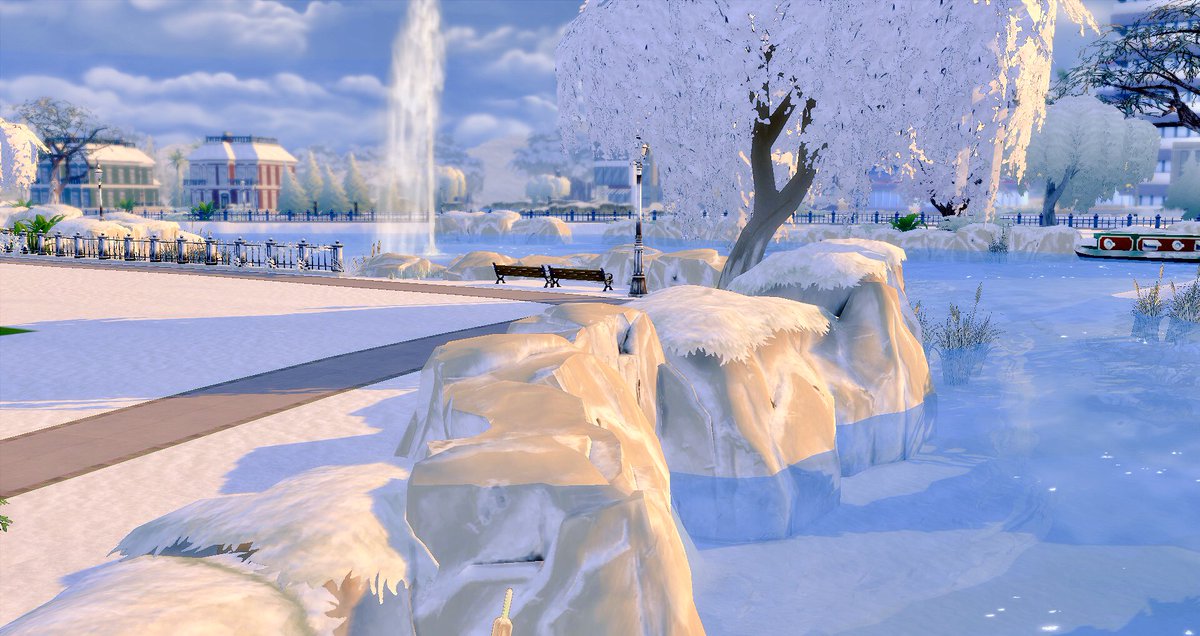 J2JPlays's tweet image. Some of my best tree screenshots from the 64 x 64 lot in Newcrest. Shouts to @Sim_Cookie for the rad #Snowmod ❄️ Spring is here 🌼

Happy #ArborDay2018 🌳
#TheSims4 🔴 J2J