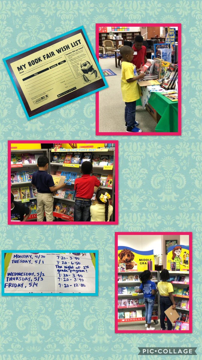 Sibleys1stgrade's tweet photo. Ask your student about their book fair wish list.  The Scholastic book fair is all next week in our library! @HicksTigers https://t.co/MIWVKlvBs2