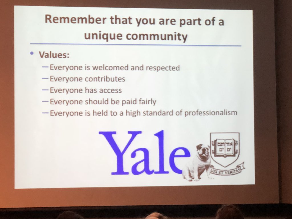 I am incredibly lucky to be part of this remarkable department <a href="/YalePsych/">Yale Psychiatry</a>