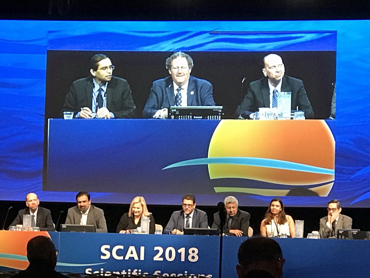 DrSethdb's tweet image. #SCAI18
Ehtisham Mahmud @UCSDHealth does live case of MVD including left main LVEF=30% with #Impella support 
#ProtectedPCI