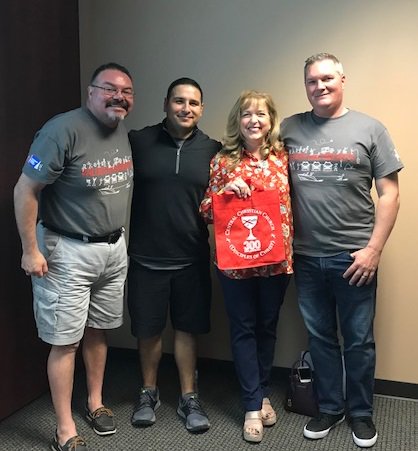 Convergint's tweet photo. 👍 A big thumbs up to our San Antonio team! Last week our colleagues there raised nearly $1,800 for a local organization that delivers meals to children who normally would go without food. #ConvergintCares #MakingaDailyDifference https://t.co/FKPElsyaLI