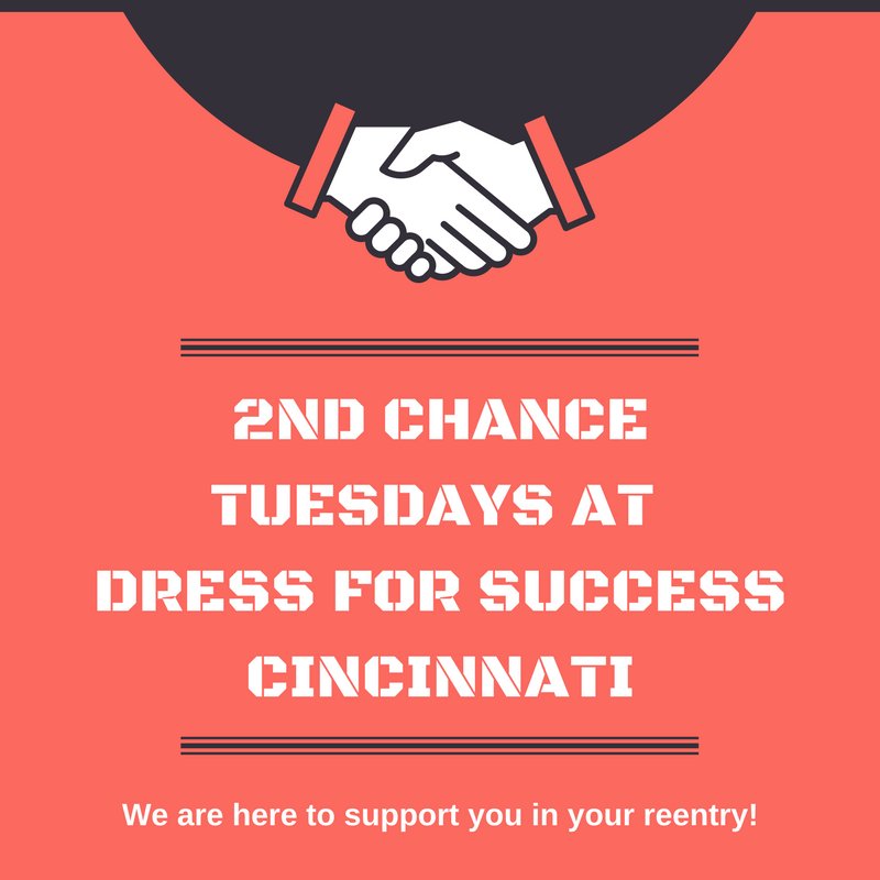 DFSCincy's tweet photo. Did you know that we offer programming specifically geared at supporting your reentry? 2nd Chance Tuesday's occur the 2nd Tuesday of every month and offer focused support  to be successful in your reentry job search! To sign up, contact Alena at aodonnell@dfscincy.org. https://t.co/Gg2OwR5vWe