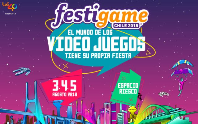 40ChileOficial's tweet photo. ¡Se viene @festigame ¡Atentos a la preventa de entradas que se viene este 30 de abril! https://t.co/cRmaJozRRw https://t.co/A2jdTXVZLY
