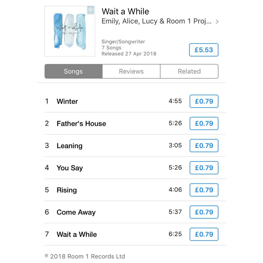 Room1Project's tweet photo. ‘WAIT A WHILE’ - EMILY, ALICE, LUCY // OUT NOW! https://t.co/2Z6JBUtv5S