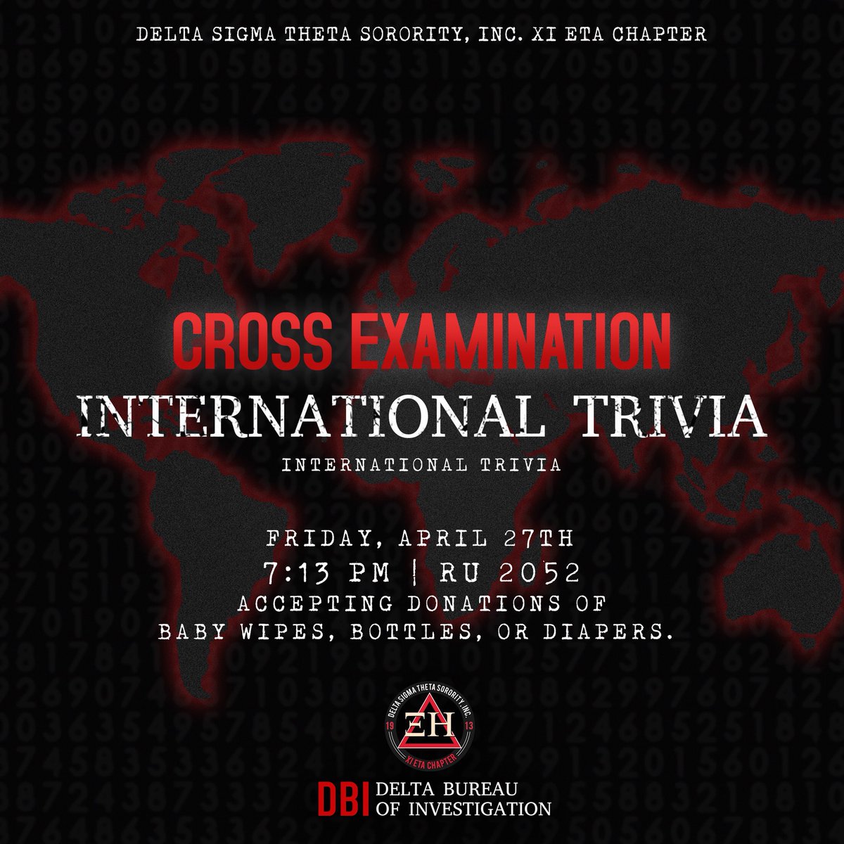 XiEtaDST's tweet photo. 🚧🚨🚧🚨🚧🚨🚧🚨🚧
Eagles, do you copy?

With the cross examination approaching, what will the sentencing be?

Delta, over and out.

#Deltaweek2018 https://t.co/XrVRrUyAe2