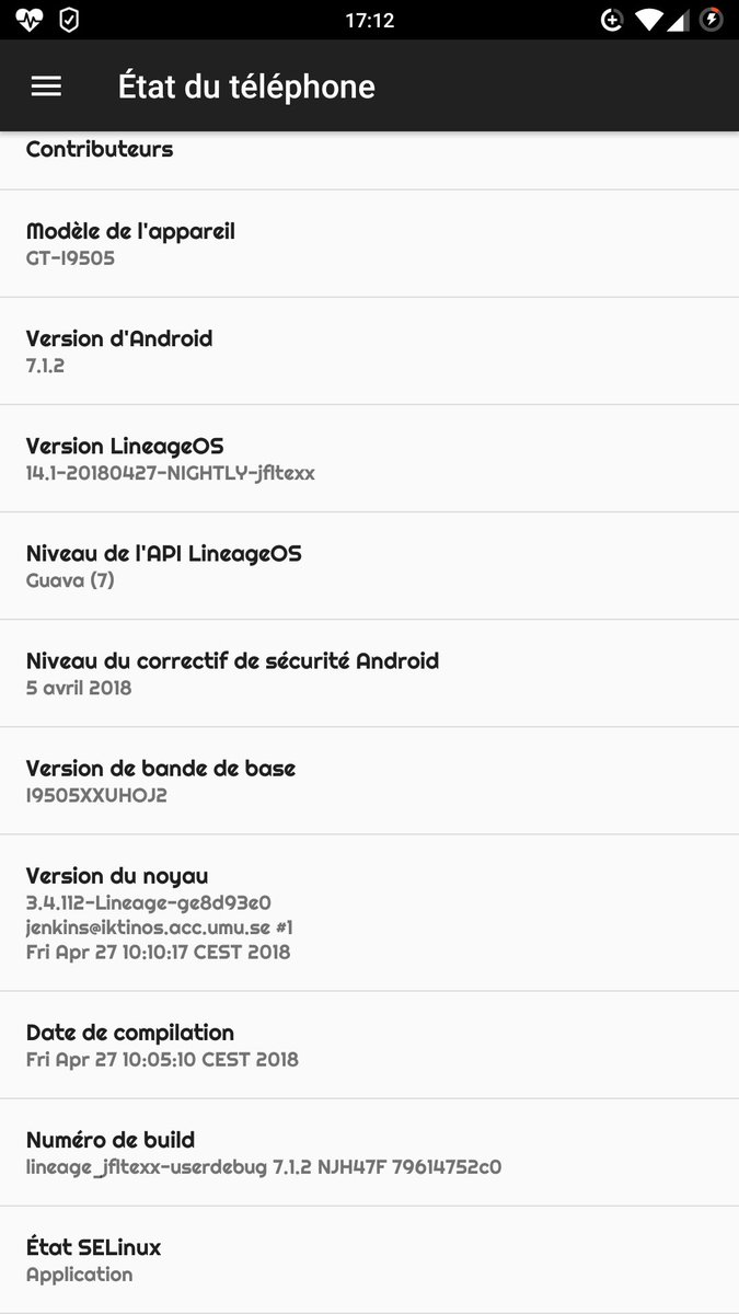 OunafFanou's tweet image. @LineageAndroid 👌
#LineageOS 
#Nougat 
#RomManager 
#RootCheck 
#TWRP 
#GalaxyS4
