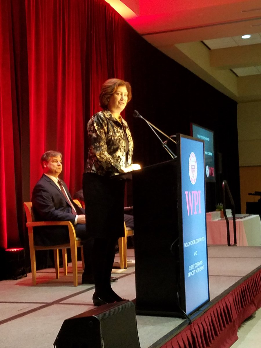 AlexWyglinski's tweet photo. @LaurieofMars honoring #faculty achievement at @WPI #FacultyConvocation https://t.co/bvH4uSGwkQ