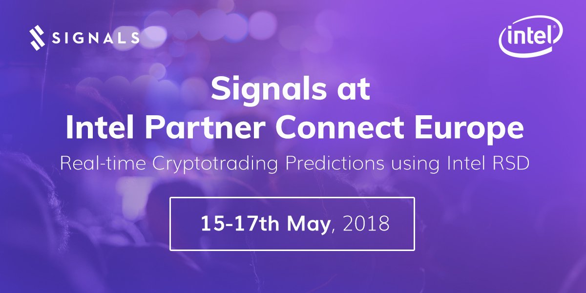 Together with our partners we are working on prediction algorithms for the Indicators marketplace. We have even been invited by #Intel, to present our results at the Intel Partner Connect Europe conference in May! blog.signals.network/signals-at-int…