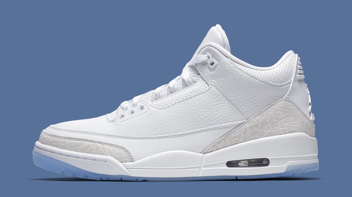 all white 3s 2018