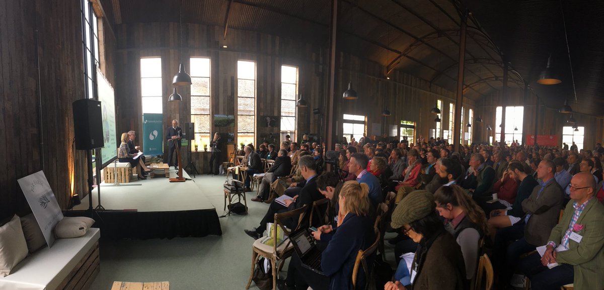 AdeleSFT's tweet photo. Full house at Future of UK Farming Conference to hear @michaelgove @DefraGovUK @Minette_Batters #FirFarm2018 #futurefarming  @SusFoodTrust https://t.co/AhzftOKNvi