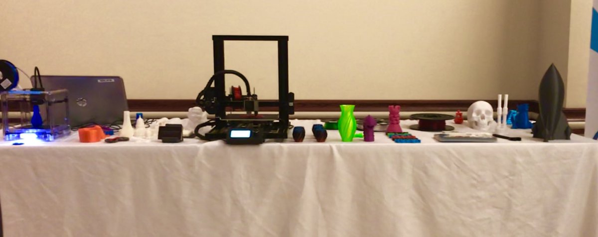 LifewithSnorbs's tweet photo. Are you printing? Exploring 3D printing. @TheMicro3D #AOBtechday https://t.co/LYMNndBXvc