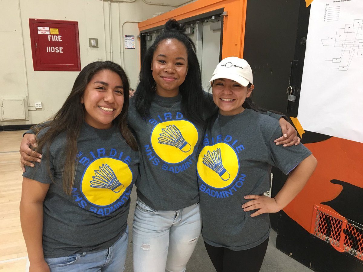 NHSBadminton's tweet photo. Line judges and score keepers are ready! Go Napa! 🏸 https://t.co/qezLlj1EAC
