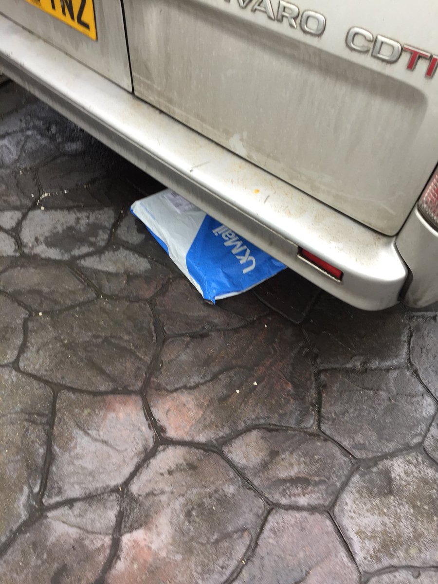 cottle_x's tweet photo. @officialUKMail received an email to say you left my parcel secure in my porch which I was confused about at my porch is locked?? So by secure you mean dumped under a van on my drive getting wet!! 👍🏻 https://t.co/GcovJnfvIu