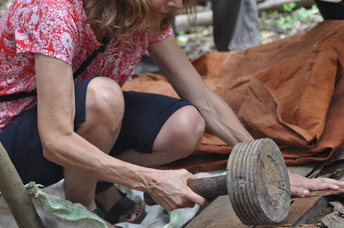KawumaJoseph3's tweet photo. The Barkcloth.
This is Buganda's traditional wear made from the bark of a Ficus Natalesis specie. https://t.co/fBkMuTIR0w
