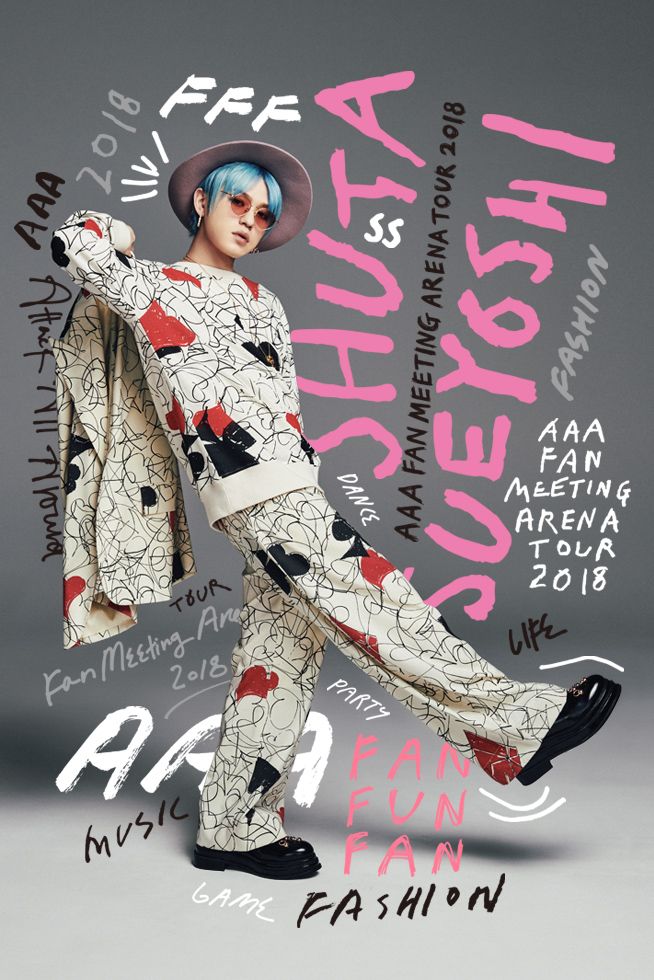 nantoqa's tweet photo. AAA FAN MEETING ARENA TOUR 2018～FAN FUN FAN～

④ Hidaka Mitsuhiro
⑤ Atae Shinjiro
⑥ Sueyoshi Shuta https://t.co/CKiUPEOzuR