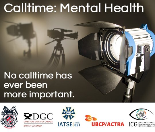 We’re working with our sister unions to tackle mental health and addiction in our industry! Check out calltimementalhealth.com/we-can-help for our PSA, information and resources. It could save a life. #wecanhelpBC #calltimementalhealth