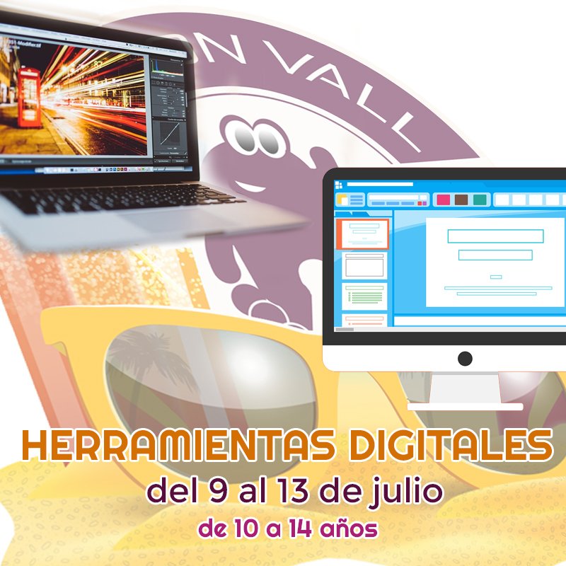 SiliconVall's tweet photo. ¿Quieres sacar más partido a tu #ordenador? Sácale todo el partido a las mejores aplicaciones y descubre cómo aplicar todo esto a tus trabajos de clase en nuestro campamento de verano. https://t.co/Sy7oadKR7y https://t.co/41M9IGgOYX