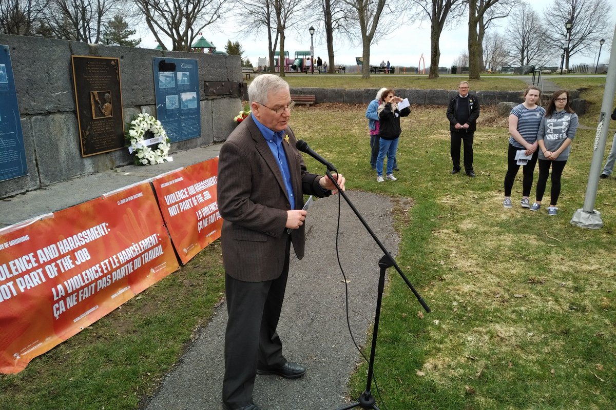 .@JimMcDonell now saying a few words on this national day of Mourning. https://t.co/PLyoTSud0c