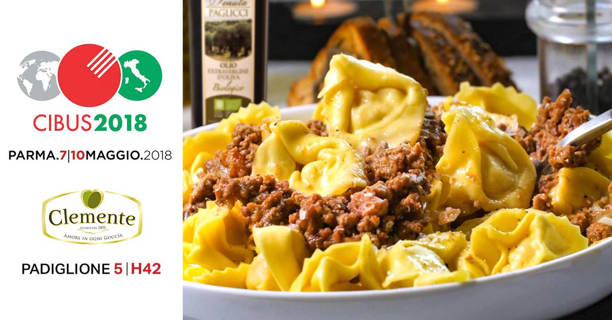 olioclemente's tweet photo. Dal 7 al 10 Maggio #OlioClemente sarà protagonista al #Cibus di Parma, dove si terrà il 19° Salone Internazionale dell’Alimentazione. 
Sarà una grande occasione di confronto e di conoscenza 🤗
VI ASPETTIAMO al nostro stand 👉 PADIGLIONE 5 – H 42 https://t.co/6zMTrUaedo
