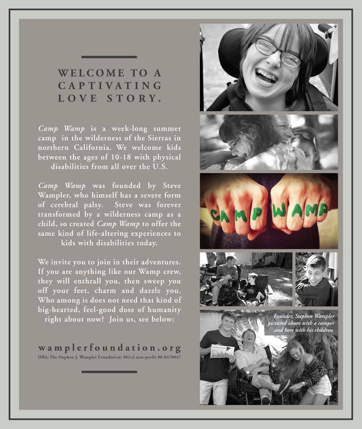 stephenjwampler's tweet photo. .#Camping season is coming! Kids with #physical #disabilities can enjoy the great #outdoors just like everyone else. @campwamp is a magical place in the @LakeTahoeUSFS on a private lake. @Royal__Rehab @BrainworksRehab #rehabilitation @californiarehab @SanDiegoCOE @SacStateRMA https://t.co/HVPbQnLgSn