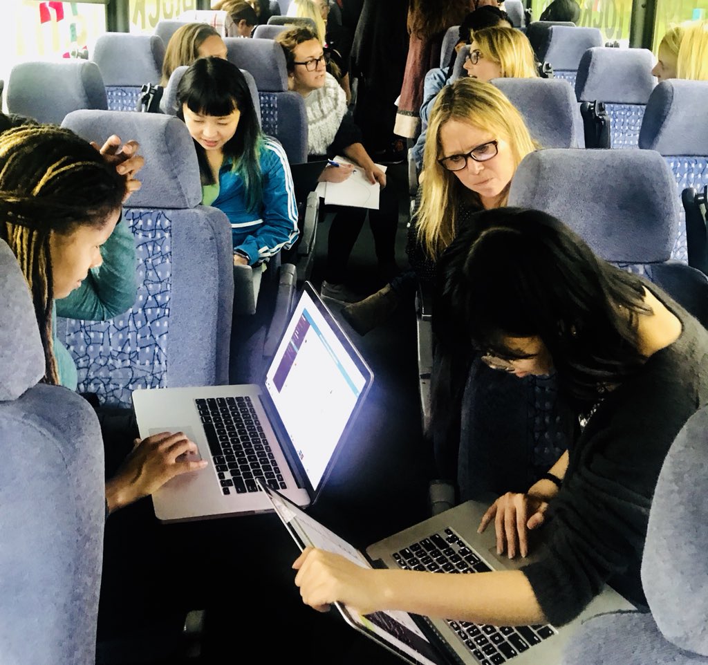StartupBusWIB's tweet photo. #Talented #women met in #NY to join the #WomeninBlockchain #StartupBus. The #ideas have been pitched, #teams have been formed, and now the #work is being done. Stay tuned to see how #wibstartupbus is #empoweringwomen &amp; changing the world. @TheStartupBus  @IBMBlockchain https://t.co/BWCysEYYc8