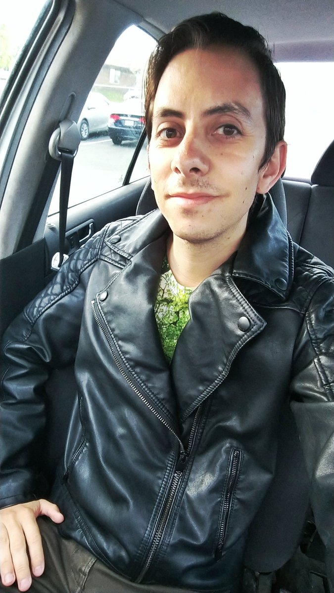 GoodMorning & Happy Friday Everyone!! Have a beautiful day & be productive & #fashionable .. Sporting my #SpringShirt with my #LeatherJacket #fashionblogger #BeProductive #FridayFashion #BadBoyStyle #GetCreative with your Style!.!. @twistedmalemag @StyleWithLuxury @mensfashionmag