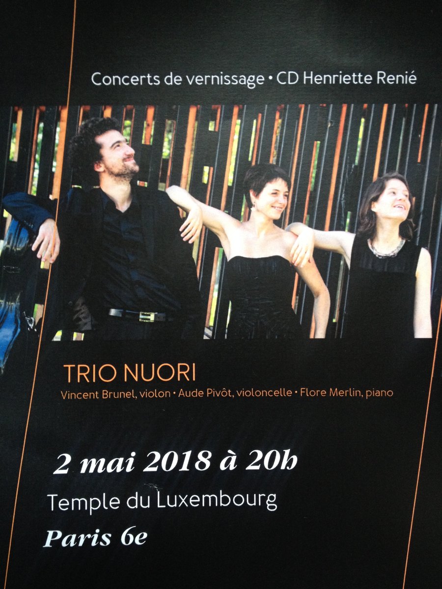 flore_merlin's tweet photo. Concert "tout ce que vous avez toujours voulu savoir sur Henriette Renié sans jamais oser le demander", mercredi 2 mai, 20h, Paris ! C'est gratuit, il y a un verre (gratuit aussi) après, l'ambiance sera bonne et la musique sera belle. Au programme : Renié, Ravel, Dubois, Franck ! https://t.co/IRGX7oCQmi