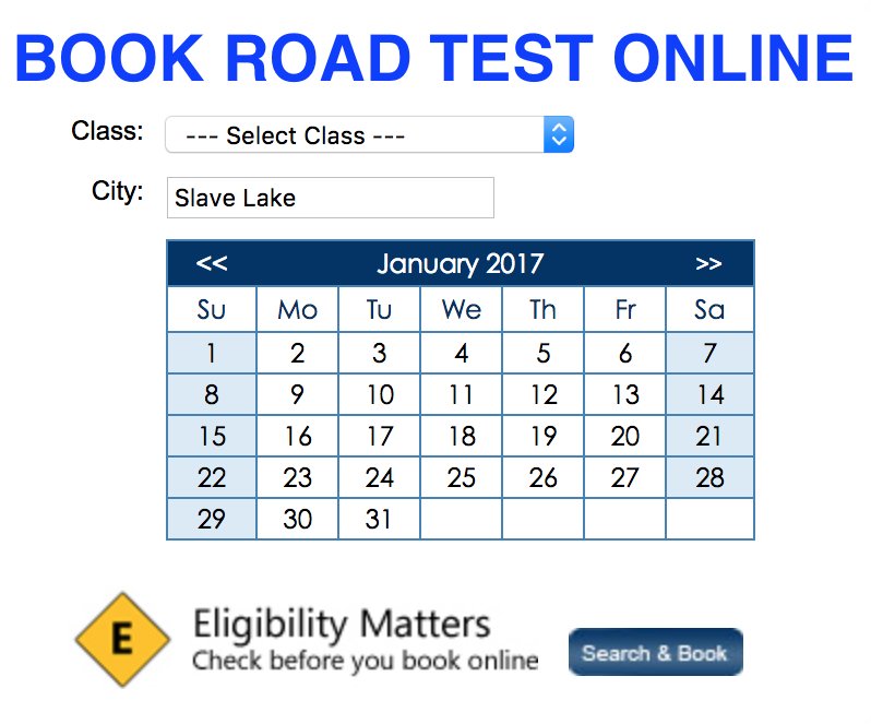 SLakeRegistries's tweet image. Did you know you can book your road test with us online? Visit slavelakeregistries.com to book!