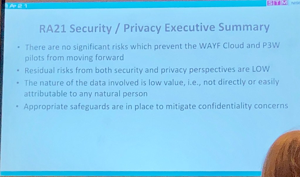 chenycjudy's tweet image. #RA21 on #security and #privacy