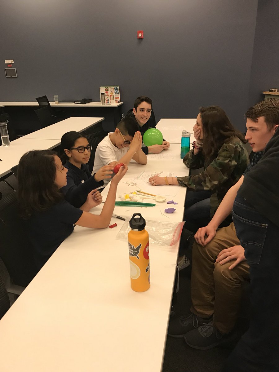 ms_adamo's tweet photo. Students completed egg drop engineering challenge. Four groups were successful from the mezzanine!   Thanks Simpson Gumpertz &amp; Heger! @Innovation395 https://t.co/jrsLMO2YHE