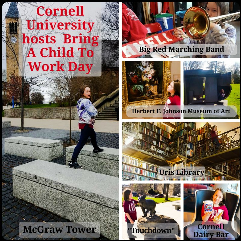 RoperCenter's tweet photo. Some of the kids of Roper participated in #BringAChildToWorkDay with @Cornell yesterday. We saw so many #hiddengems! @HFJMuseum @CornellMedia @CornellSports @cornelldairy @OlinLib @Cornell_Library https://t.co/FhnsyjdP61