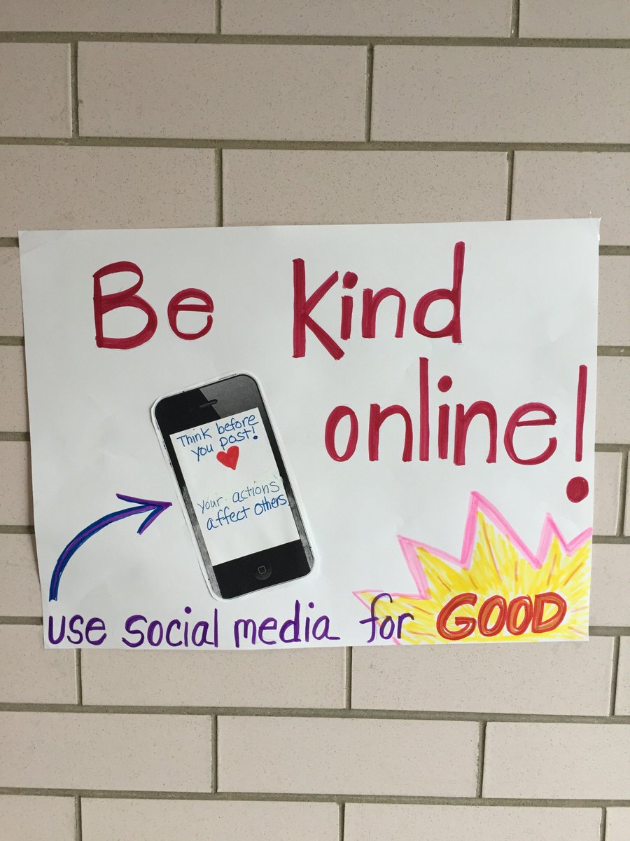 guidancekms's tweet photo. KMS students made pledges about their online activity during our last Advisory. #CallItOutDay #endsocialisolationonline @BeyondDiff https://t.co/RoSv42V4xz