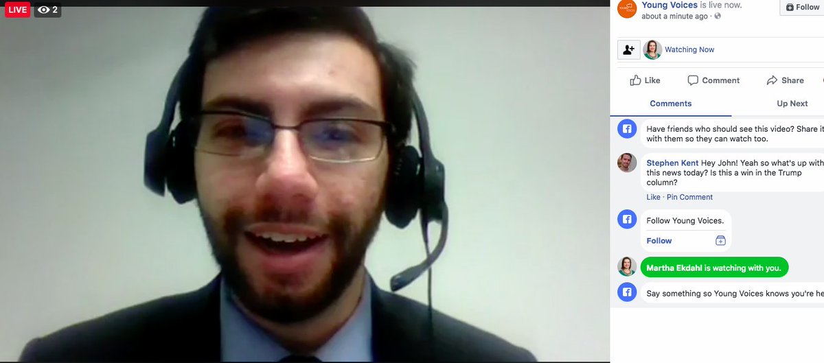 Big news today regarding #NorthKorea and the apparent end of the Korean War. <a href="/JohnDaleGrover/">John Dale Grover</a> is on Facebook Live fielding your questions about the conflict and what it means for the U.S. facebook.com/YoungVoicesAdv…