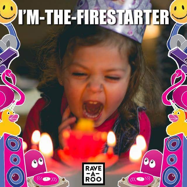 I'M-THE-FIRESTARTER-TWISTED-FIRESTARTER
Birthdays - bringing out The Prodigy in every child. 😀 #ravearoo #kidsrave #firestarter #prodigy #birthdays #familyfest #children #kids #kidsentertainment #familyfriendly #thingstodowithkids #party #fun #music #dance #rar #familyfun #kids