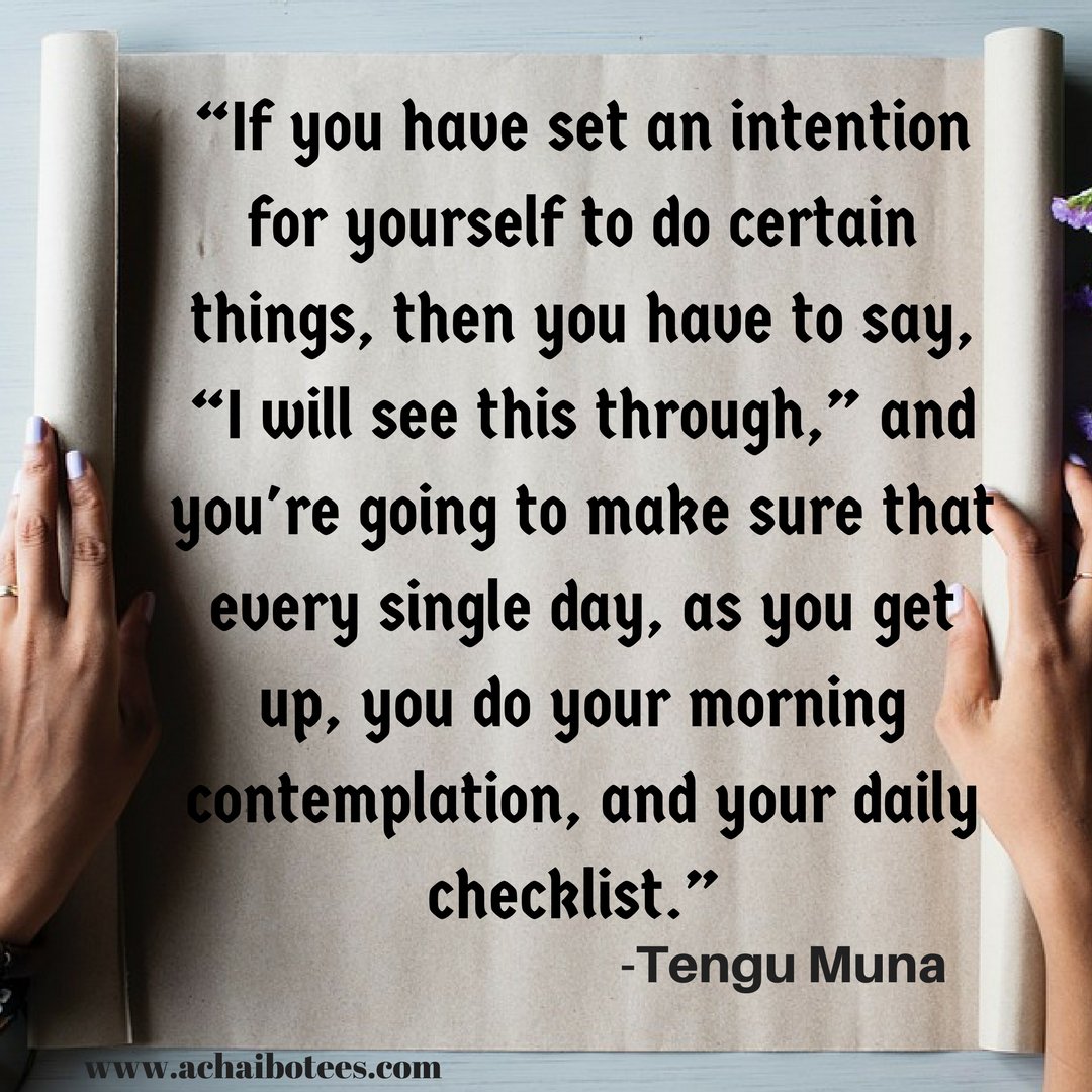 achaibotees's tweet image. Tengu Muna, Eight Daily Practices for Living an Intentional Life

#Tengumuna #Setofintentions #intentions #intentionallife #leagueofinspirationalwomen #achaibowomen #achaibotees