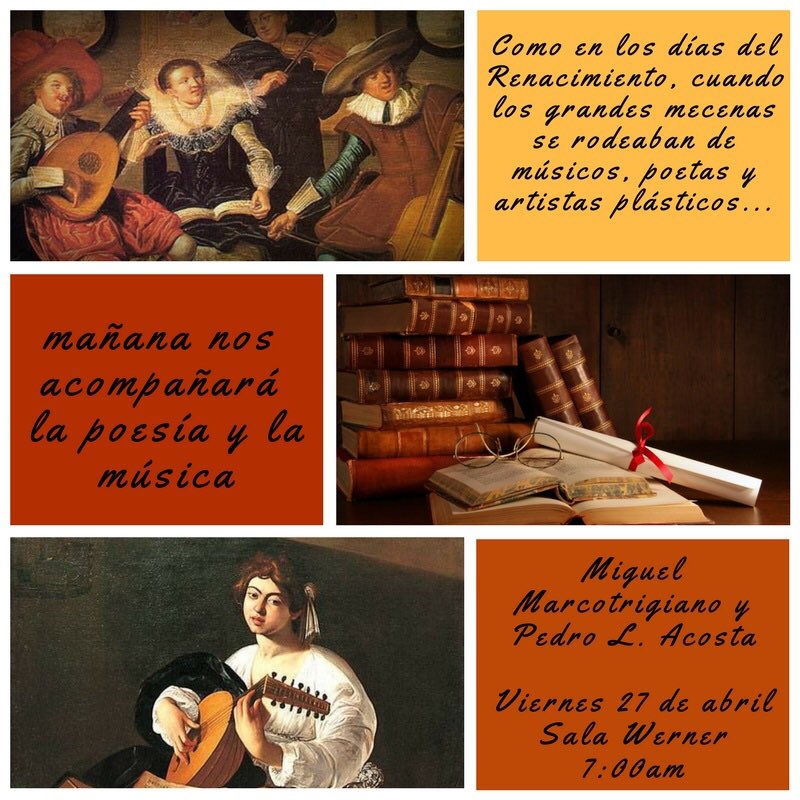 pedroluisacost's tweet photo. La poesía y la música en perfecta simbiosis. Miguel Marcotrigiano (poeta), junto a Pedro Luis Acosta (músico) deleitándonos con hermosos poemas ornados con maravillosos enlaces armónicos. https://t.co/Mi4bBsGMLc