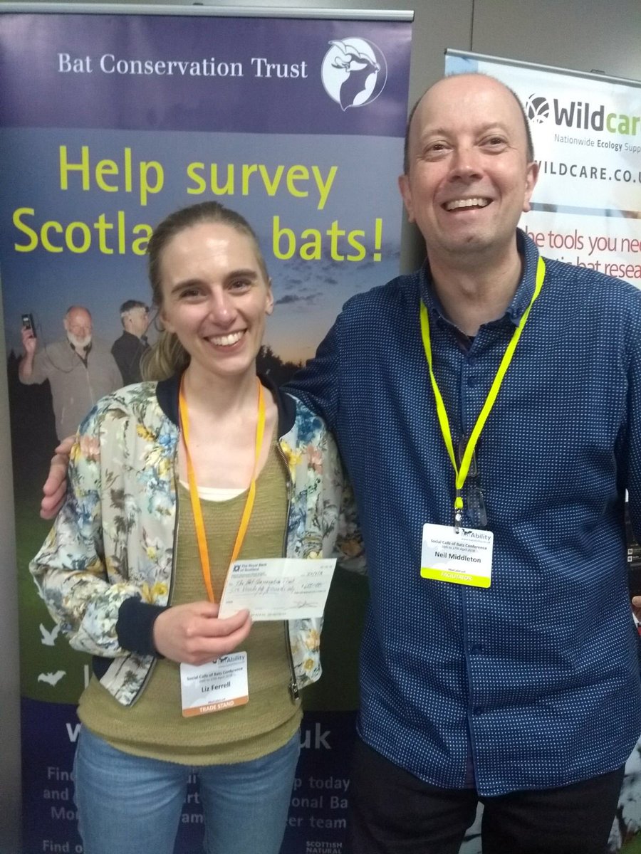 BCT_Scotland's tweet photo. Wow. I very huge thank you to @BatAbility, attendees of the #batcallsconf and all sponsors who donated raffle prizes. A total of £600 donated to The Kate Barlow Award. The kindness and generosity is appreciated https://t.co/lFbyZXMSAH