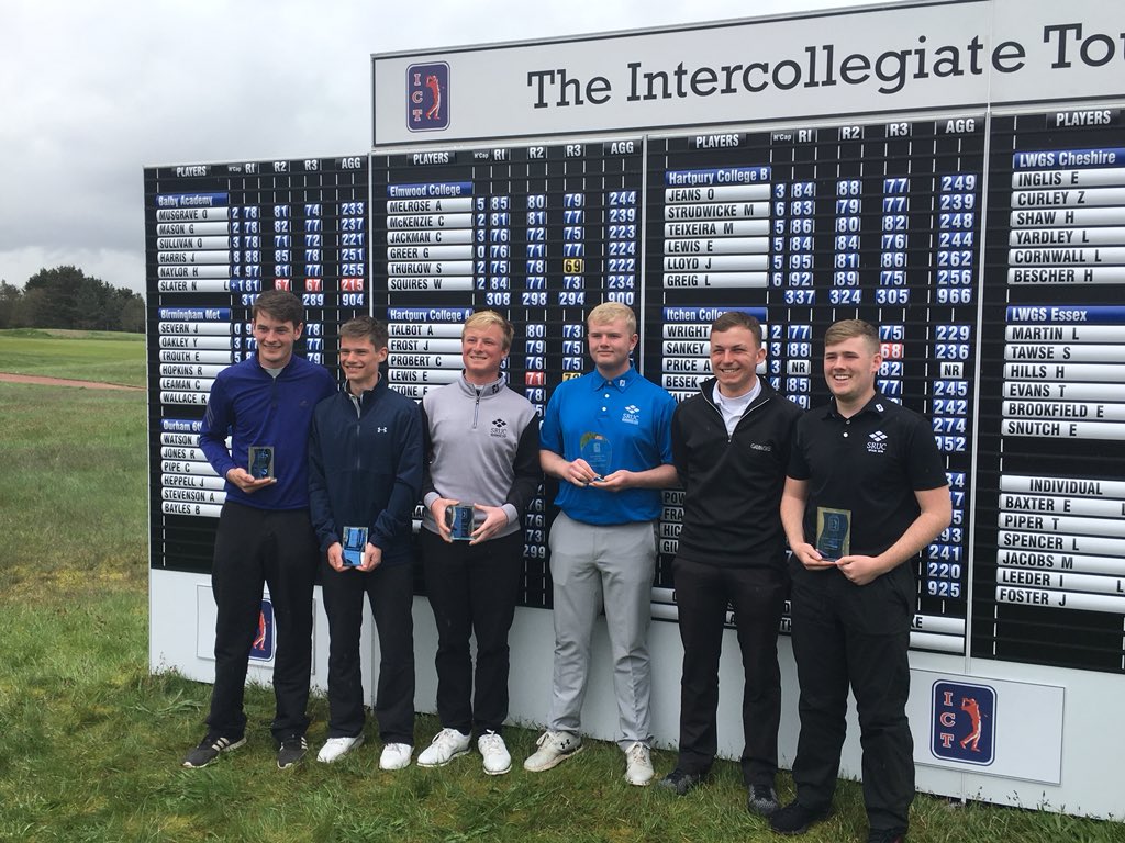 Gross Team champions:
<a href="/hartpurygolf/">Hartpury Golf</a>, and second placed <a href="/SRUCGolfAcademy/">SRUC Golf Academy</a>