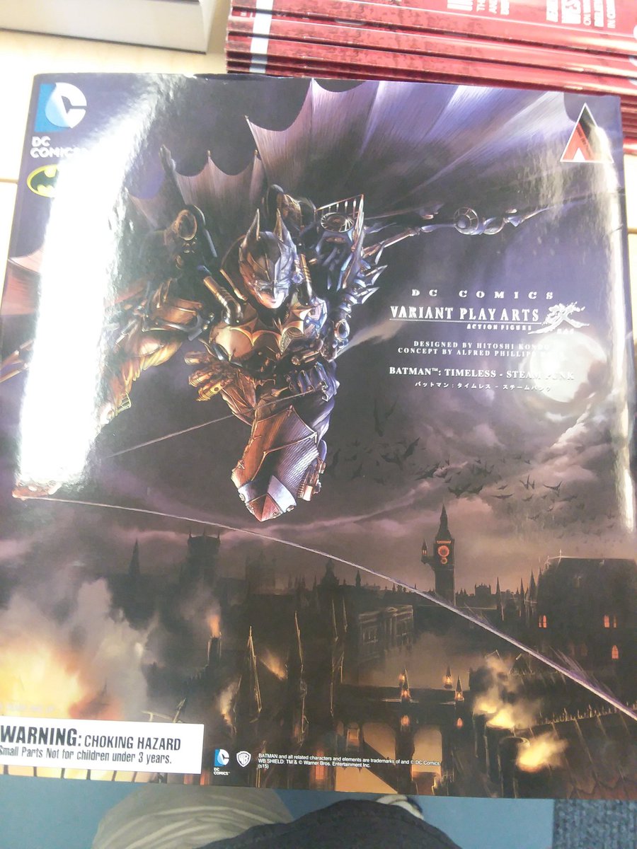 BlueMarbleCandG's tweet photo. Is there anything cooler than Steampunk Batman?! Come on in and snag this VISUAL ARTS KAI STEAMPUNK BATMAN with interchangeable parts!! https://t.co/9YDw0e3SNU